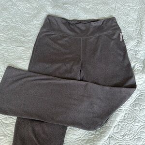 reebok flare legging. Women’s Gray Large.  Excellent condition.